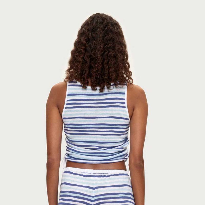 Zulu & Zephyr Gathered Knit Tank image number 1